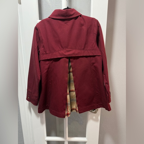 Pendleton Womens Crimson Canvas Coat - Picture 11 of 13